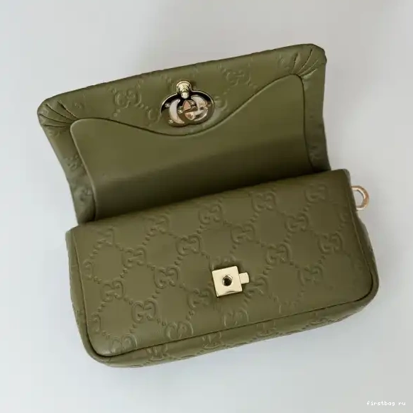 Firstbag ru bag-21*12.5*4.5CM mini handle top GUCCI GG Milano 0616
